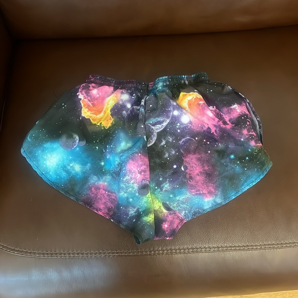 Galaxy Print Kids Shorts